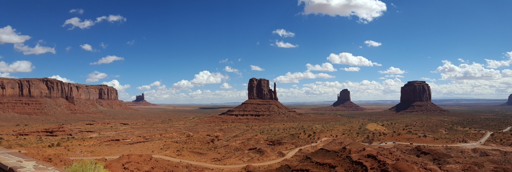 Monument Valley Navajo Tribal Park, view from the Visitors' Center