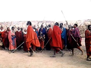 Traditional Masai dance