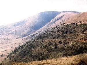 Descending into Ngorongoro Crater