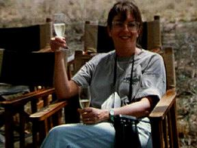 Champagne brunch outside Samburu Game Reserve