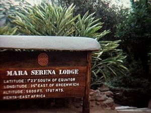 Mara Serena Lodge entrance
