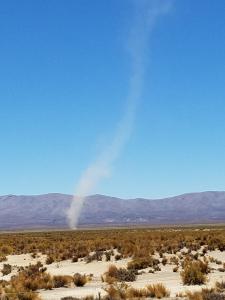 Big dust devil, Laguna de Pozuelos
