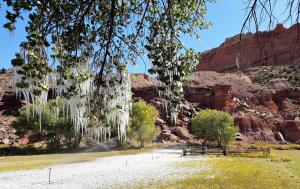 Icicles! At the Gifford Farmhouse