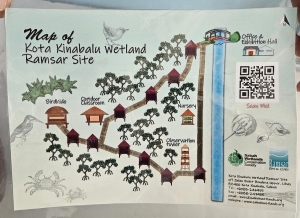 Kota Kinabalu Wetlands map