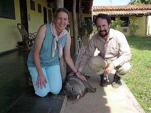 Liza and Robert with Shaky