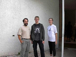 Robert with Martin and Katja Ried