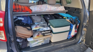 How to pack the back of the RAV4