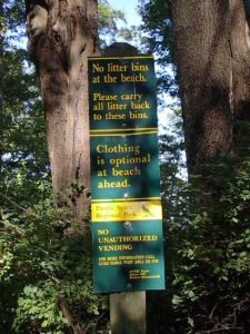Park sign near Univ of British Columbia
