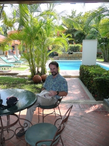 Robert at Hotel Palmarecas, Tuxtla Gutierrez