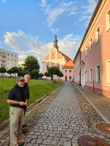 At their great-grandfather's old school, Głubczyce