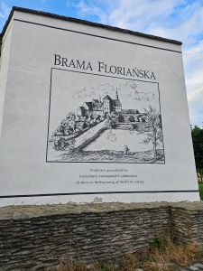 Depiction of Głubczyce 19th century