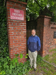 At the new Jewish cemetery, Głubczyce