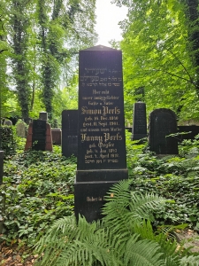 Simon and Fanny Perls, Bytom Jewish Cemetery
