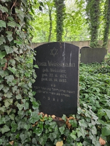 Rosa Weissmann geb Weissler, Bytom Jewish Cemetery