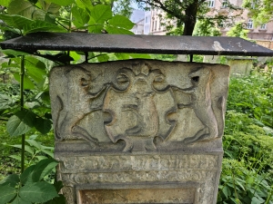 Tombstone, old Jewish cemetery, Kazimierz, Krakow