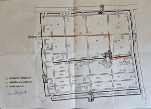 Map to Friederike Wischnitz, Old Jewish cemetery, Wrocław