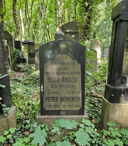 Olga Bruck geb Weisler, Weissensee cemetery, Berlin