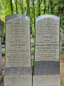 Luise and Philipp Bloch, Weissensee cemetery, Berlin