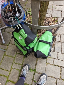 Panniers from our bikes