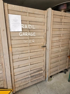 Bike garage in Riedenburg