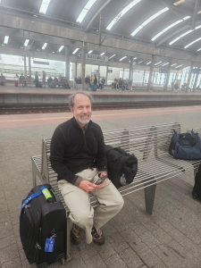 Waiting for the train in Katowice