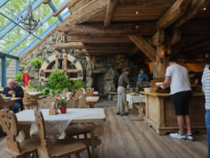 Breakfast at our hotel, Hotel Sabała, Zakopane