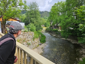 Robert on the lookout for dippers, Zakopane
