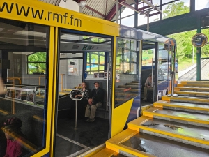 Robert on the Gubałówka funicular railway, Zakopane