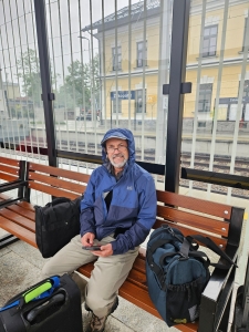 Waiting for the train to Krakow