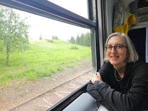 On the train to Krakow