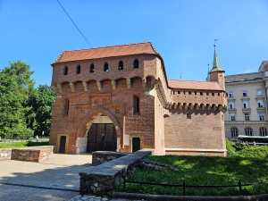 Barbican - 16th century fort outside the moat, Krakow