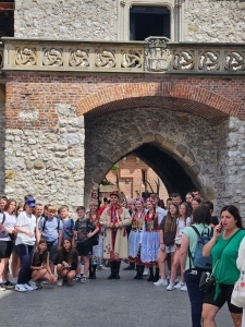 Photo ops near St Florian's Gate, Krakow
