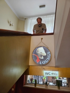 At our hotel, Krakow