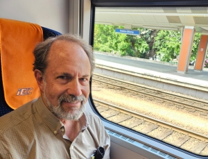 On the train to Wrocław