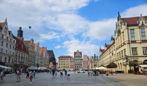 Beautiful Rynek (Ring) in Wrocław