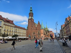 Beautiful Rynek (Ring) in Wrocław