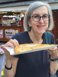 Festive food market in the Rynek, Wrocław