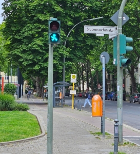 The "Ampelmann"...jaunty symbol of Berlin