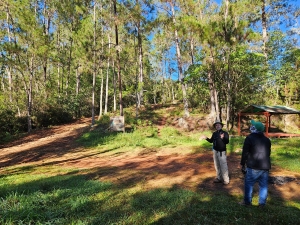 Robert with guide Efrain