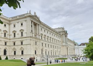 The Hofburg in Vienna...the back side of it