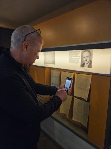 Friedrich Weissler's display at Sachsenhausen