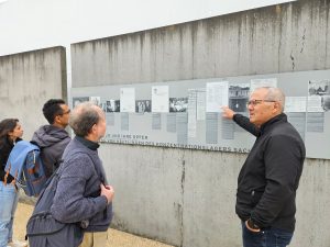 Outdoor display for Friedrich, Sachsenhausen