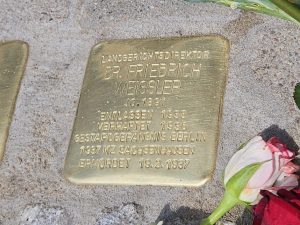 Fritz's new Stolperstein, Magdeburg
