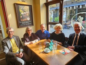 With Prof Hoeland and his wife Ingeborg, Halle a/d Saale