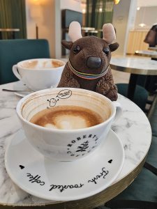 Coffee time at Robert's Coffee, Helsinki