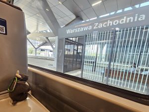 On the train from Warsaw to Katowice
