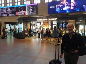 Robert's coffee at Helsinki central station!