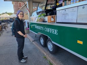Liza at Robert's Coffee, Helsinki