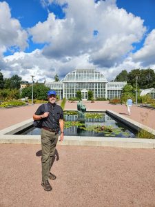 Robert at Kasianiemi Botanic Garden