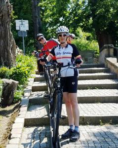 Clever channel to get bikes down the stairs